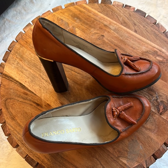 Franco Sarto | Chunky Heeled Loafer Pumps - Picture 6 of 10